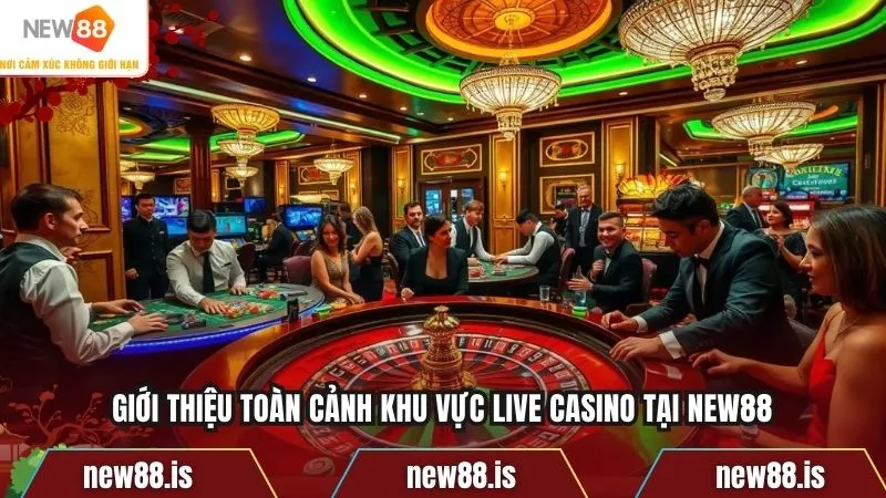 Giới thiệu toàn cảnh khu vực Live Casino tại New88