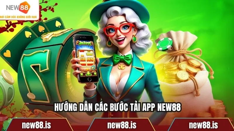 Hướng dẫn các bước tải app NEW88
