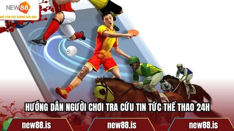 Hướng dẫn người chơi tra cứu tin tức thể thao 24h