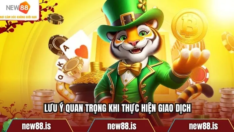 Lưu ý quan trọng khi thực hiện giao dịch