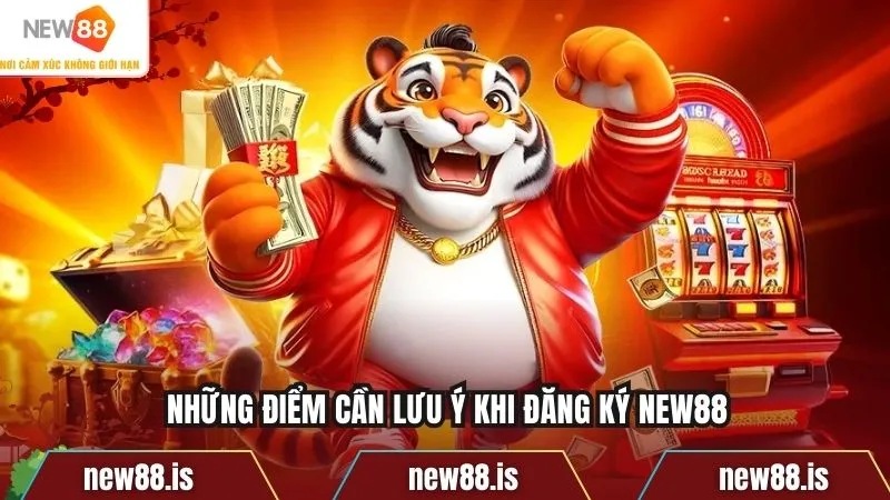 Những điểm cần lưu ý khi đăng ký NEW88