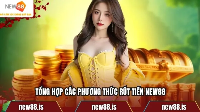 Tổng hợp các phương thức rút tiền NEW88